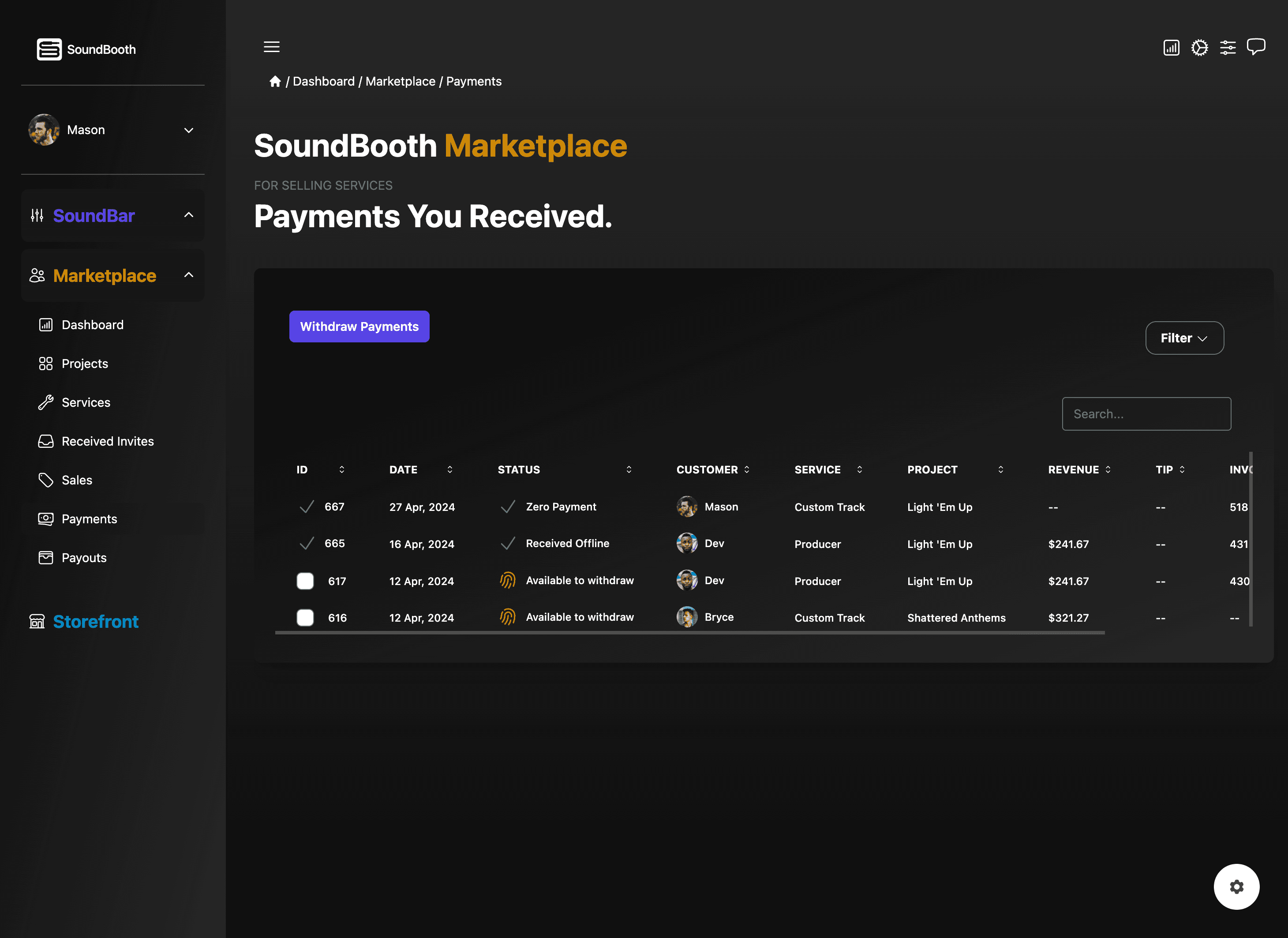 Product screenshot