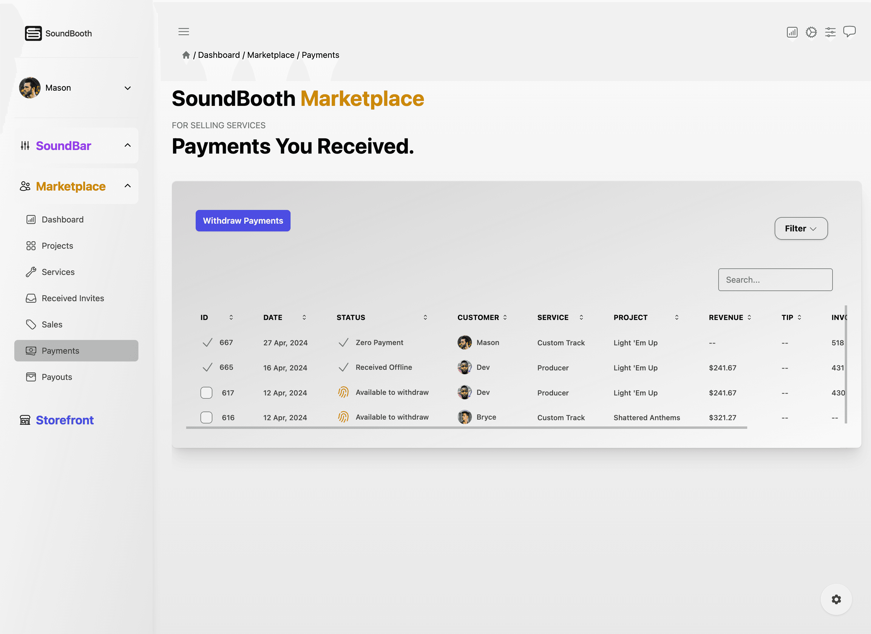 Product screenshot