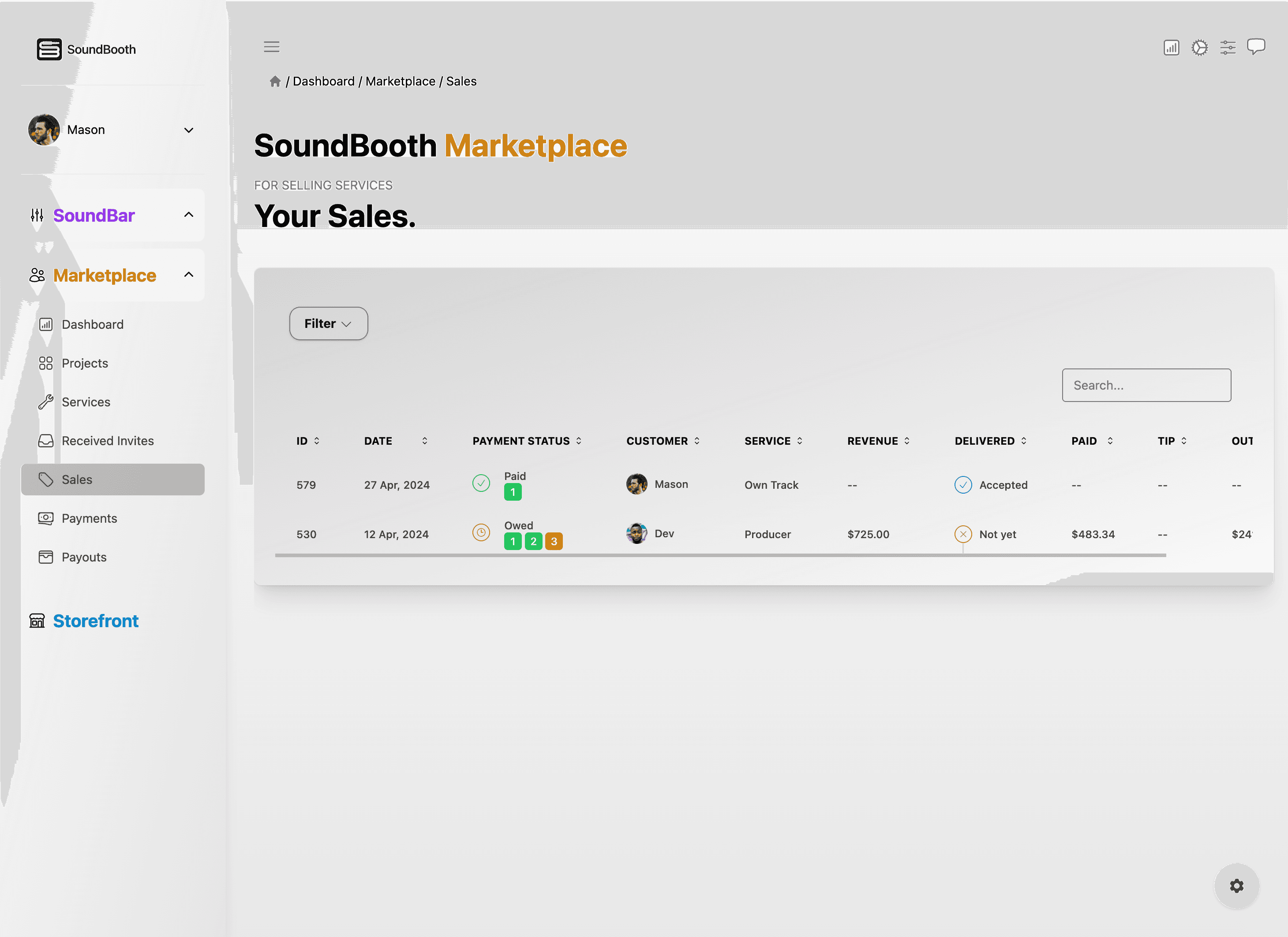 Product screenshot