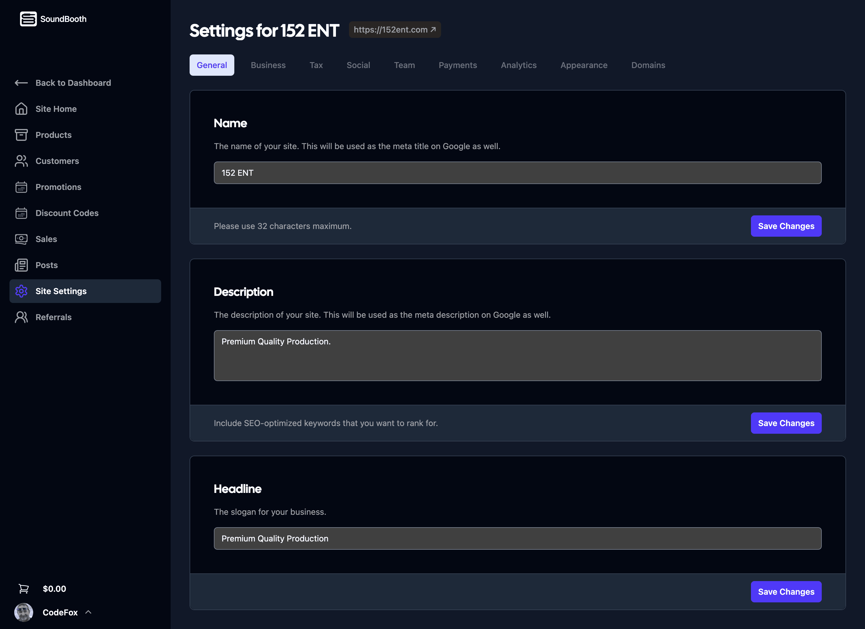 Product screenshot